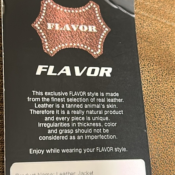 NWT  tan Leather jacket,pigskin,biker,Yellowstone,aviator,event, vtg tag, EC, - Picture 7 of 10